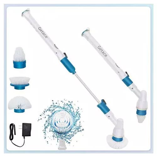Getace Cordless Electric Spin Scrubber With Three Brush Heads