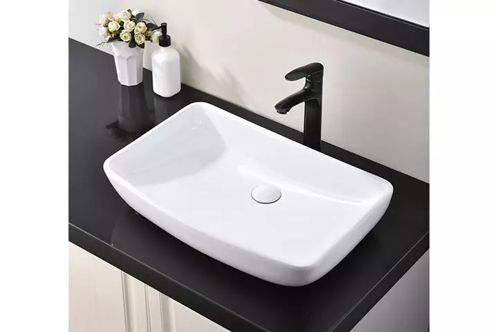 Hotis Porcelain Ceramic Bathroom Vessel Sink