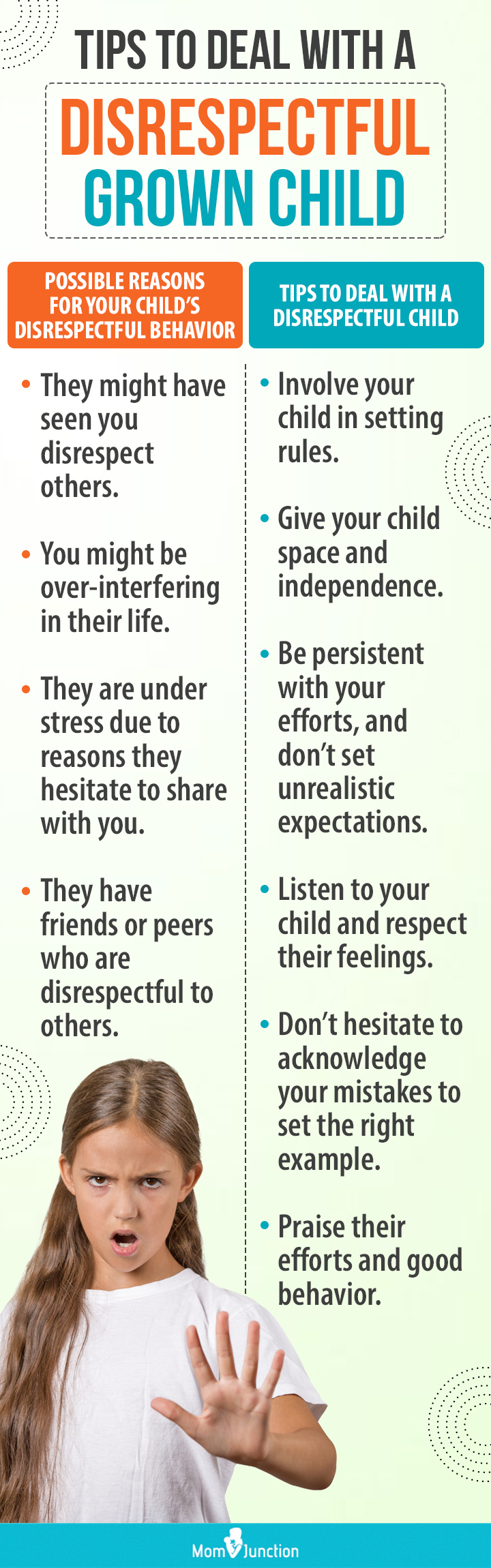 how to deal with disrespectful child [Infographic]