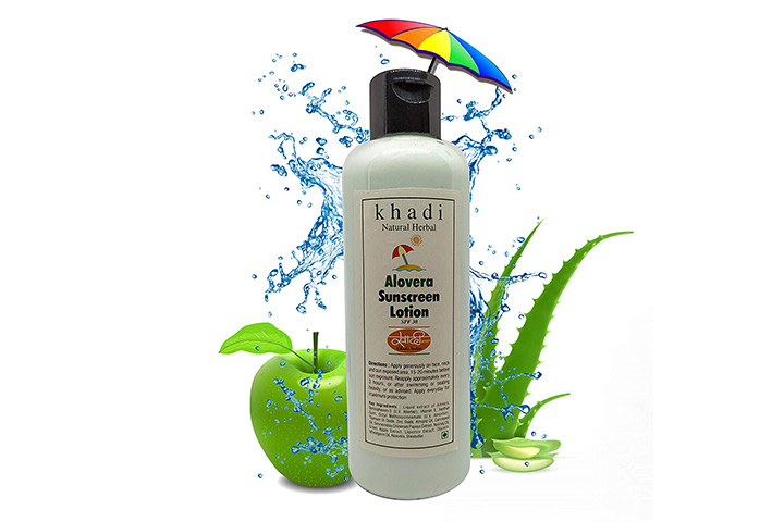 Khadi Natural Herbal UV Sunscreen Lotion