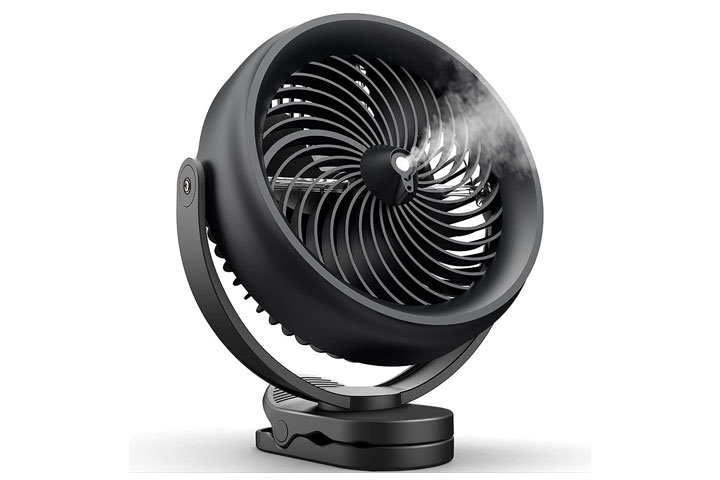 Koonie Battery-Operated Misting Fan
