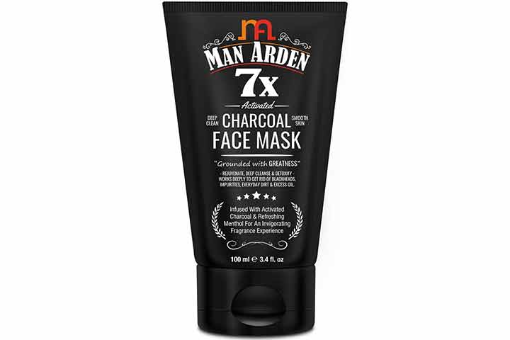 Man Arden 7X Activated Charcoal Face Mask