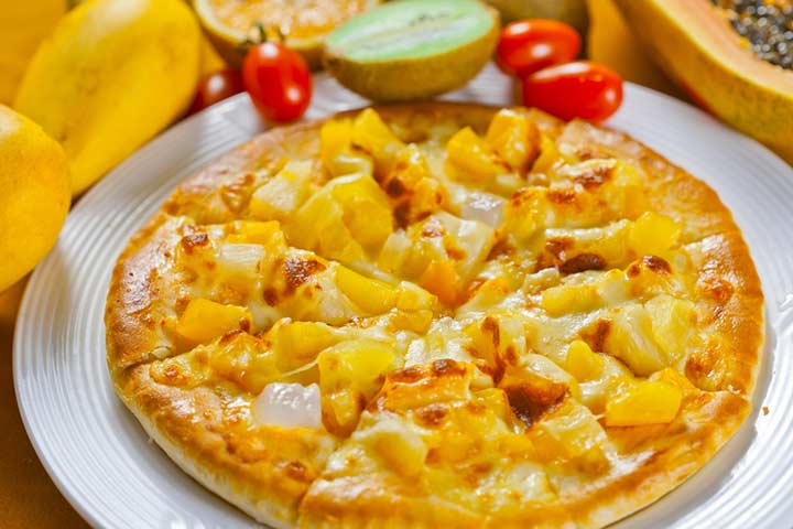 Mango and hatch chile, Pizza recipe for kids