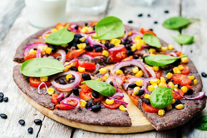 Mexican black bean, Pizza recipe for kids
