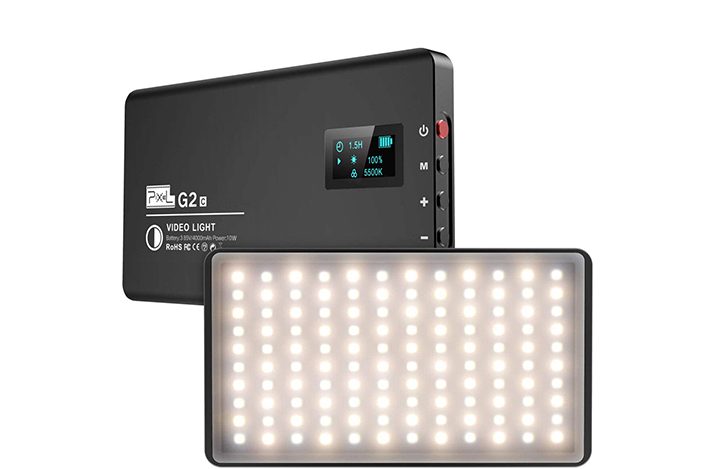 Pixel Ultra-Slim Bi-Color Camera Light