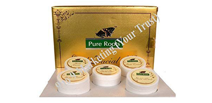 Pure Roots Gold Facial Kit