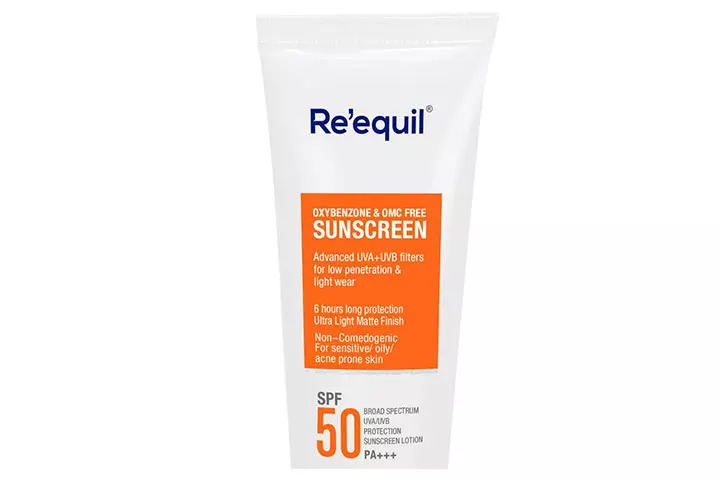 Re' equil Oxybenzone and OMC Free Sunscreen
