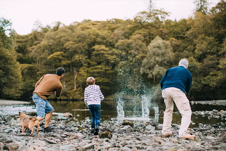 Rock skipping