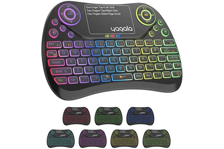 Mini Wireless Keyboard1 & Keyboard Set for LG 43UF680V Smart TV FSV Ku 