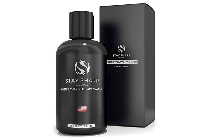 Stay Sharp Naturals Charcoal Face Wash for Men