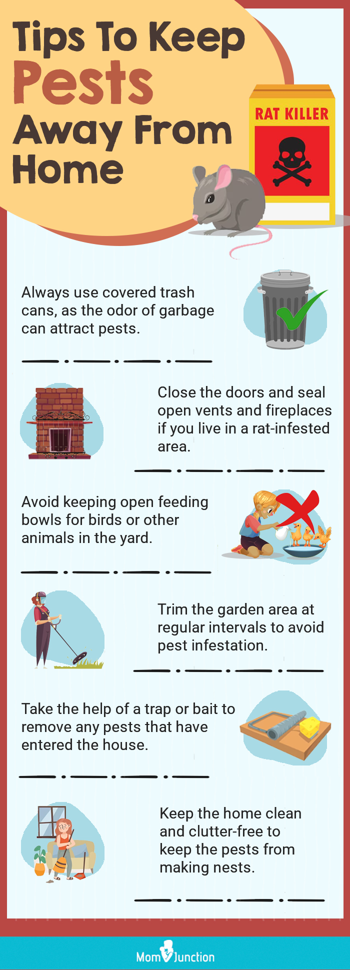 Tips To Keep Pests Away From Home (infographic)