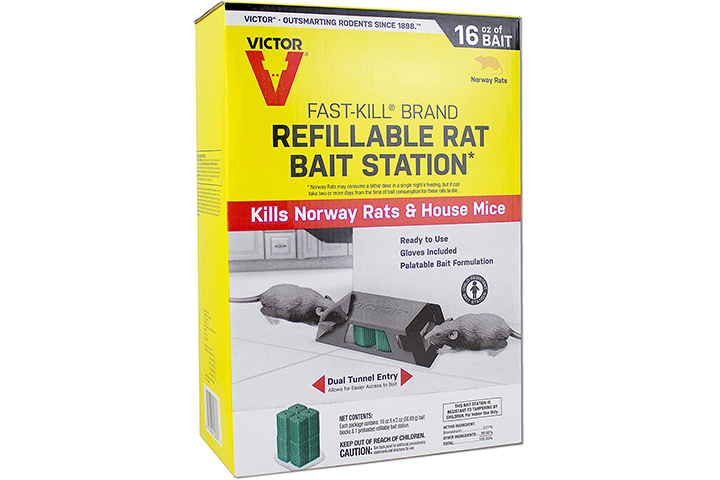Victor Refillable Rat Poison Bait Station