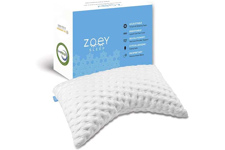 Zoey Sleep Store’s Side Sleeper Pillow