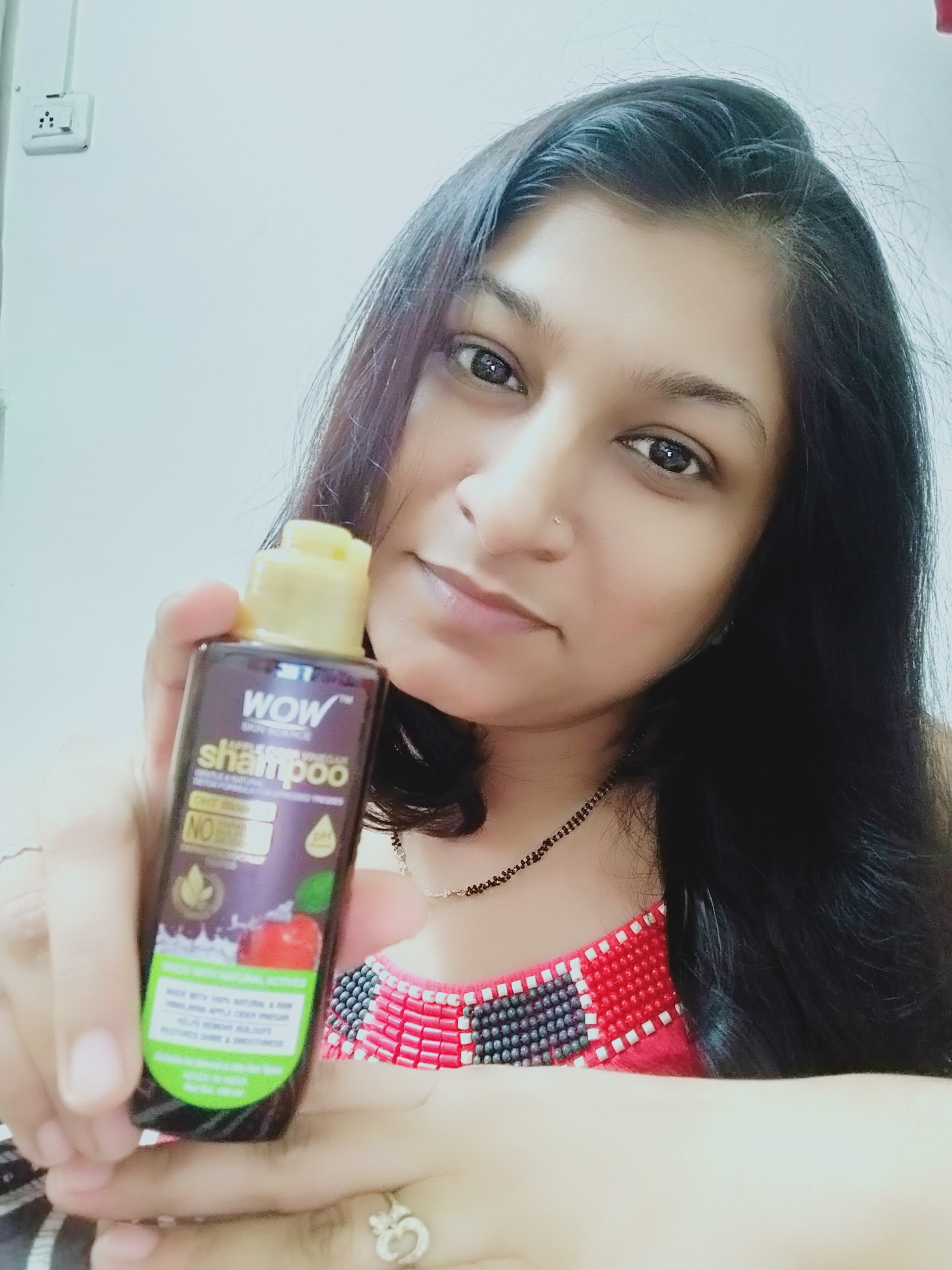 WOW Skin Science Apple Cider Vinegar Shampoo - No Parabens & Sulphate - 300 ml-Amazing shampoo-By kajal_harvara