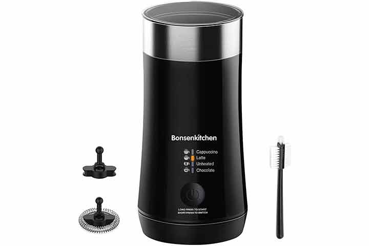Bosenkitchen Electric Milk Frother And Warmer