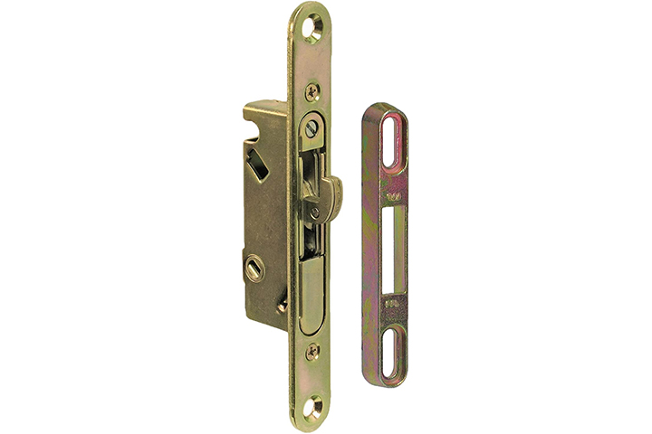 FPL Sliding Glass Door Replacement Mortise Lock with Adapter Plate