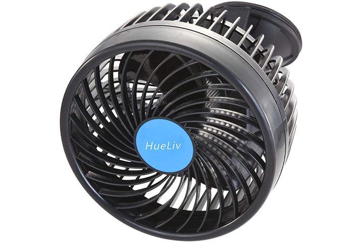 HueLiv Electric Car Cooling Fan