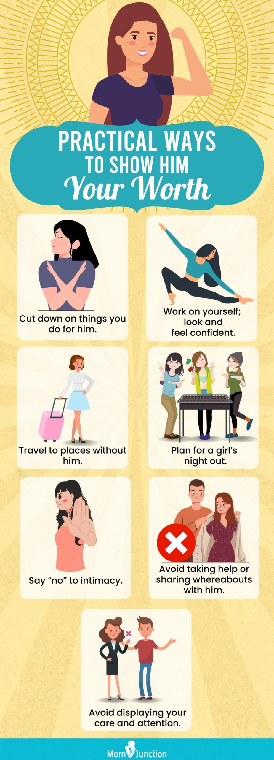 practical ways to show him your worth [infographic]