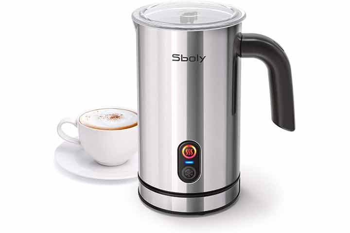 Sboly Electric Milk Steam With Hot And Cold Milk Froth Function