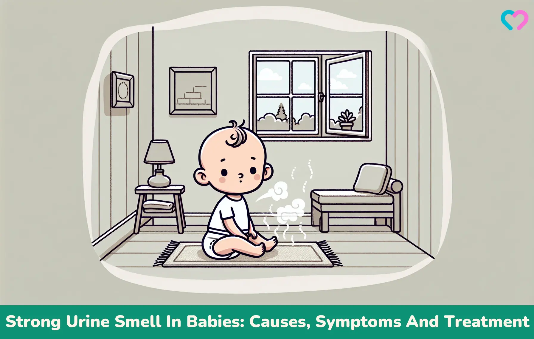 Strong Urine Smell In Babies: Causes, Symptoms And Treatment_illustration