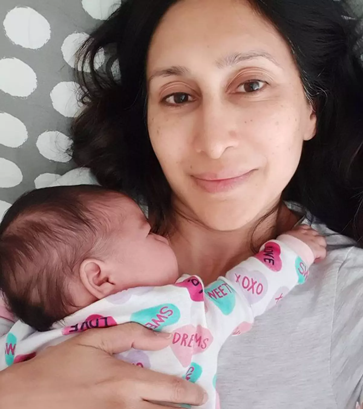 Teejay Sidhu Shares An After-Delivery Picture Of Hers Newborn Daughter