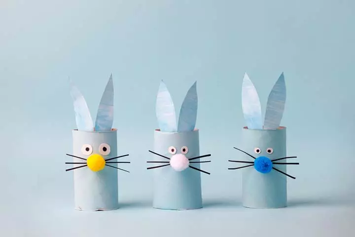 Toilet Paper Roll Bunny Craft