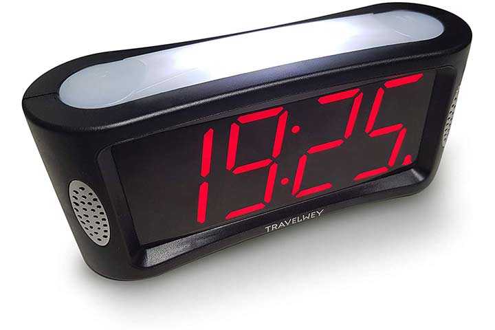 Travelway Home LED Digital Alarm Clock