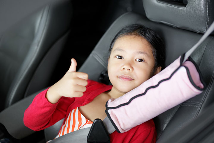 Use seat belt covers to make seat belts attractive