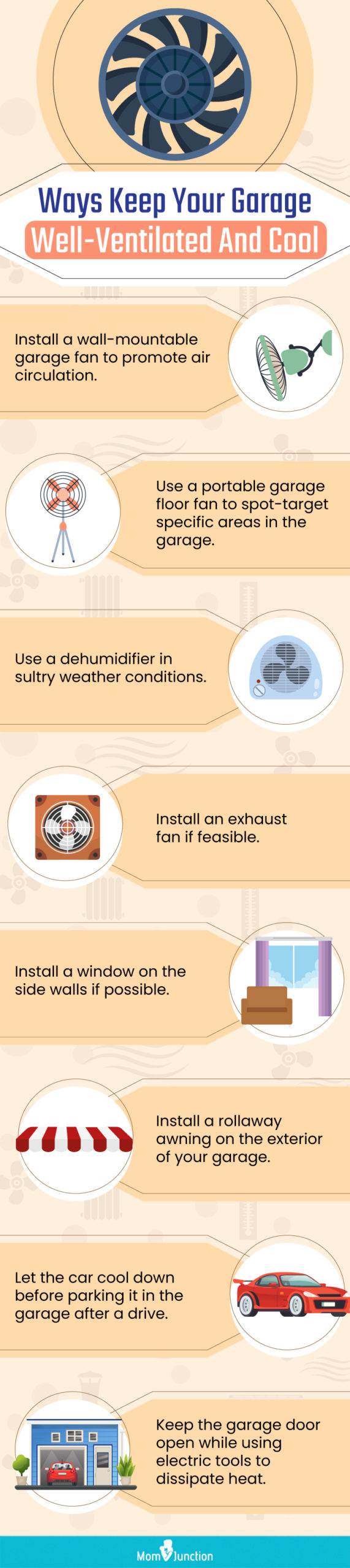 Ways Keep Your Garage Well Ventilated And Cool(infographic)