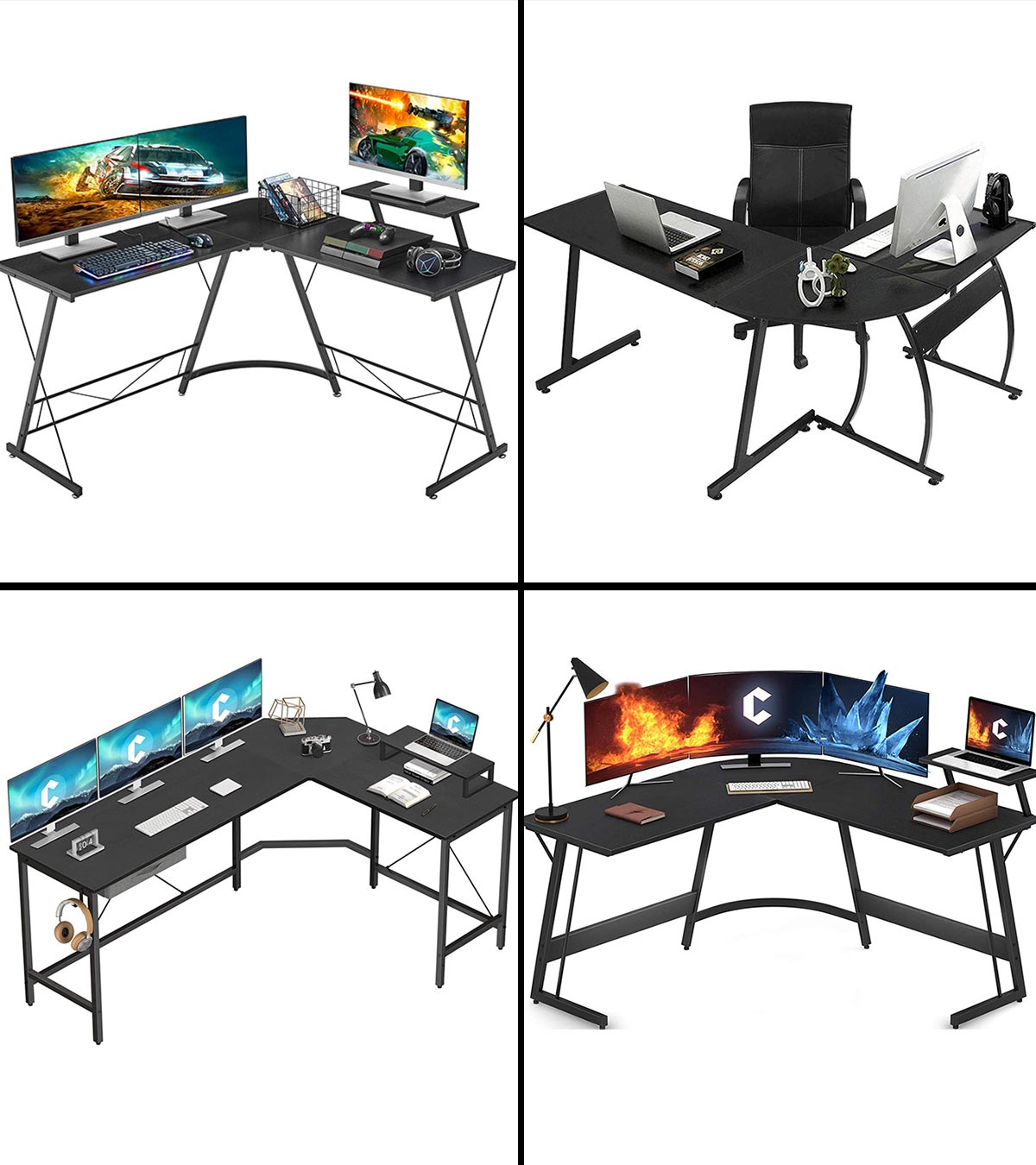 17 Best L-Shaped Computer Desks for Home and Office  in 2023