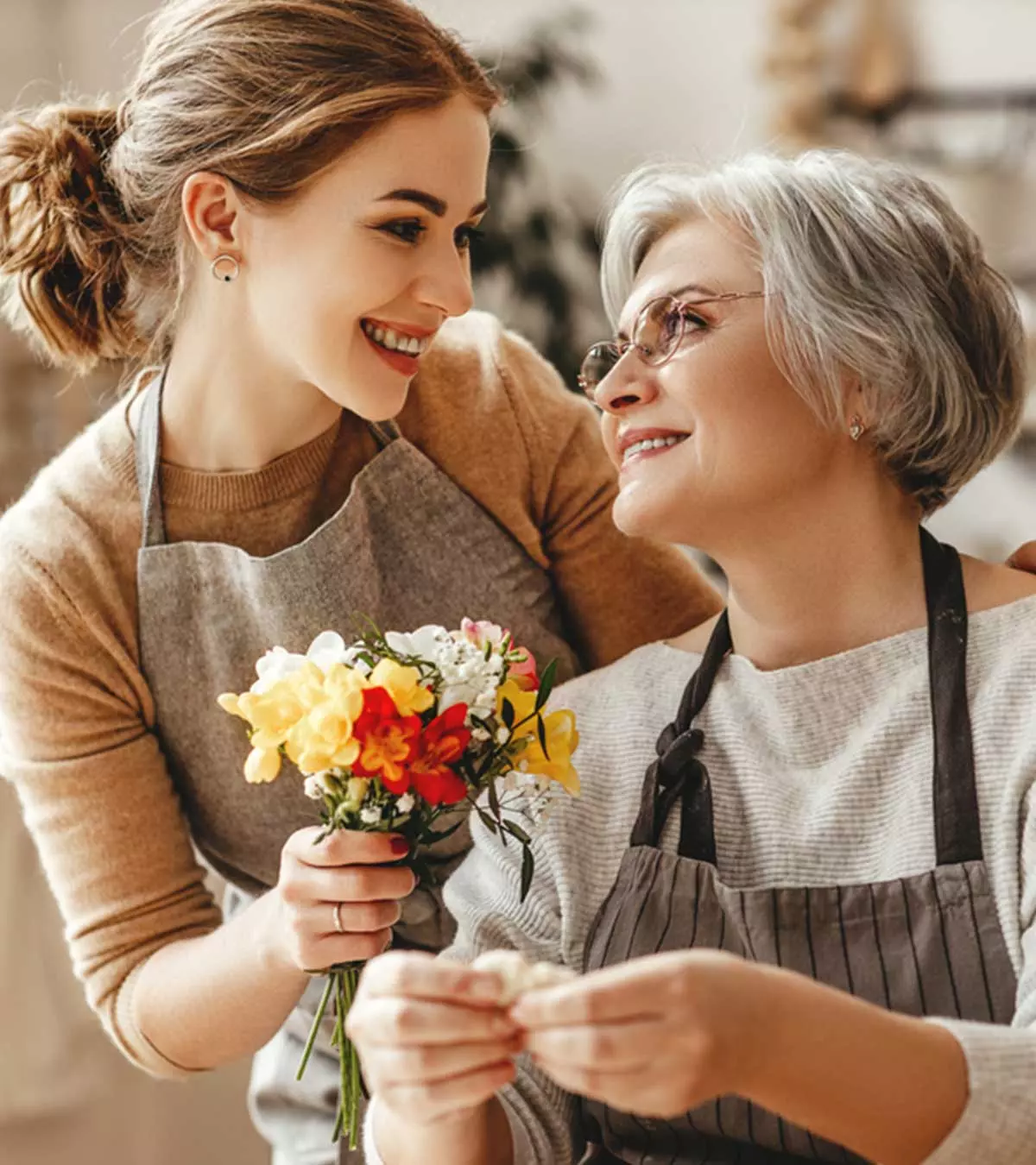 Send a thank you message to your mother-in-law to let her know what she means to you.