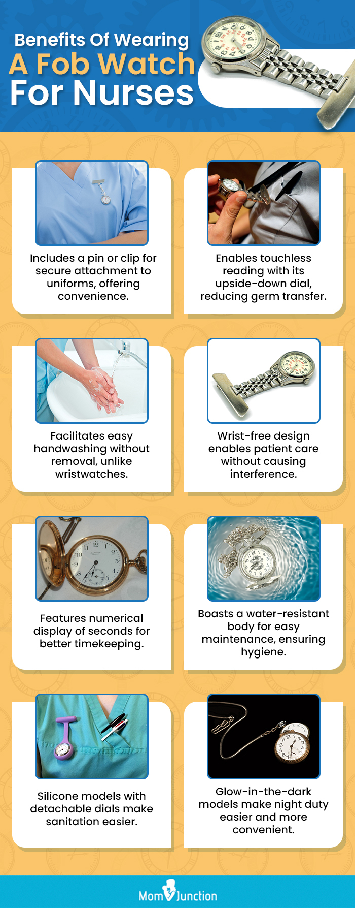 Benefits Of Wearing A Fob Watch For Nurses (infographic)