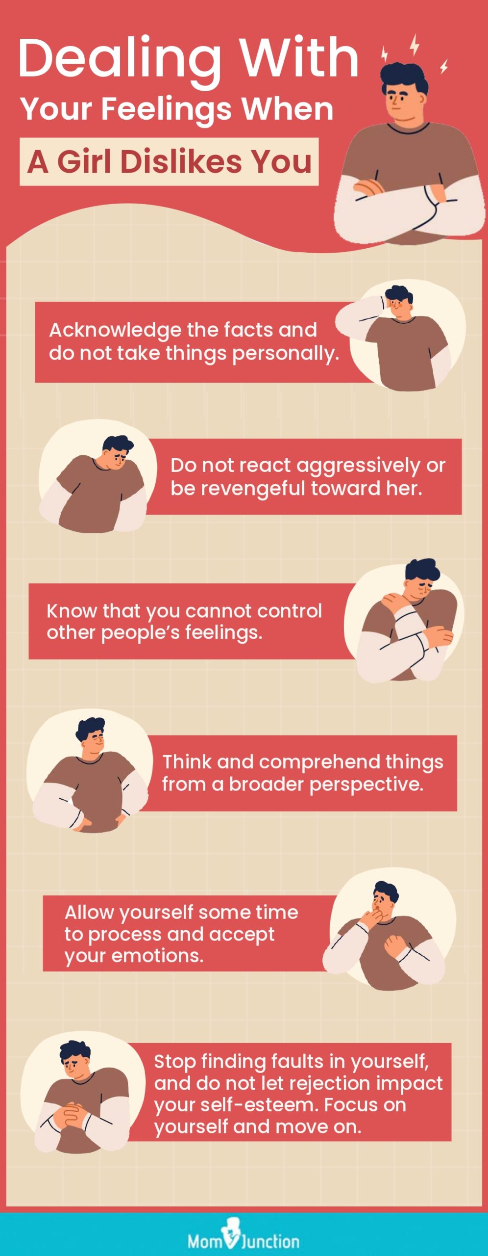 dealing with your feelings when a girl dislikes you (infographic)