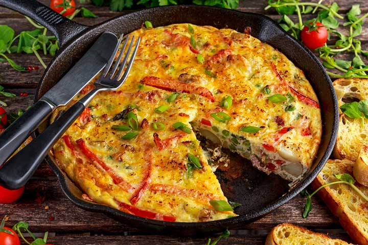 Frittata recipe for picky eating meals for kids