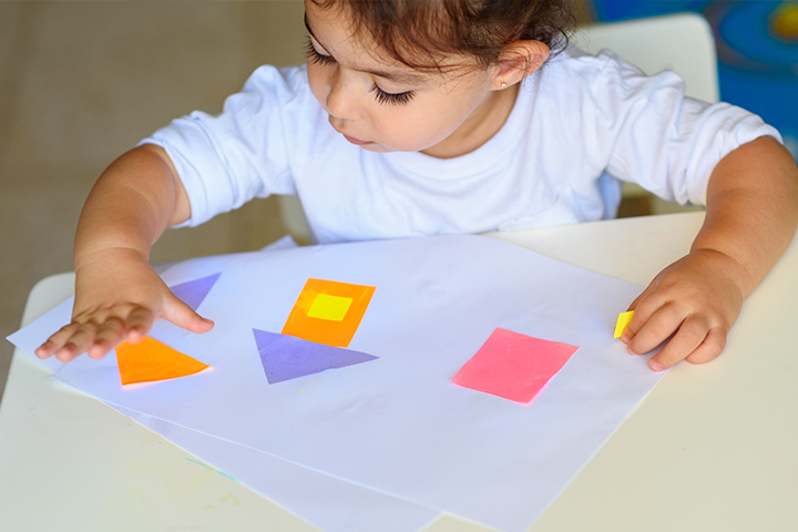 Glue art activities for 2 year old