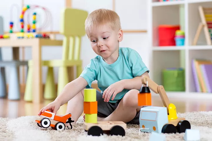 Indoor car racing activities for 2 year old