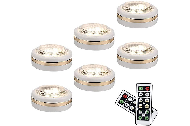 LEASTYLE Wireless LED Puck Lights