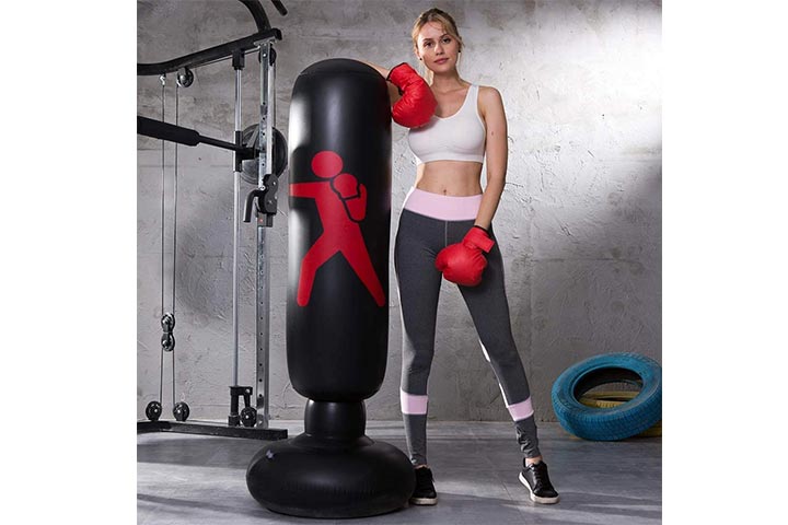 Mengduo Inflatable Free Standing Punching Bag