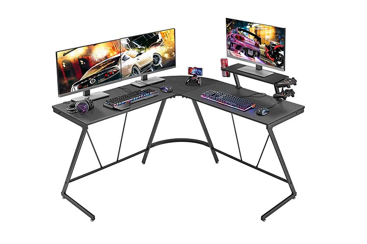 Mr Ironstone L-Shaped Gaming Desk