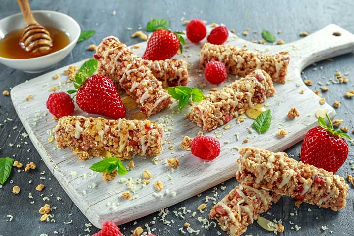 Nutty granola bars recipe for picky eating meals for kids