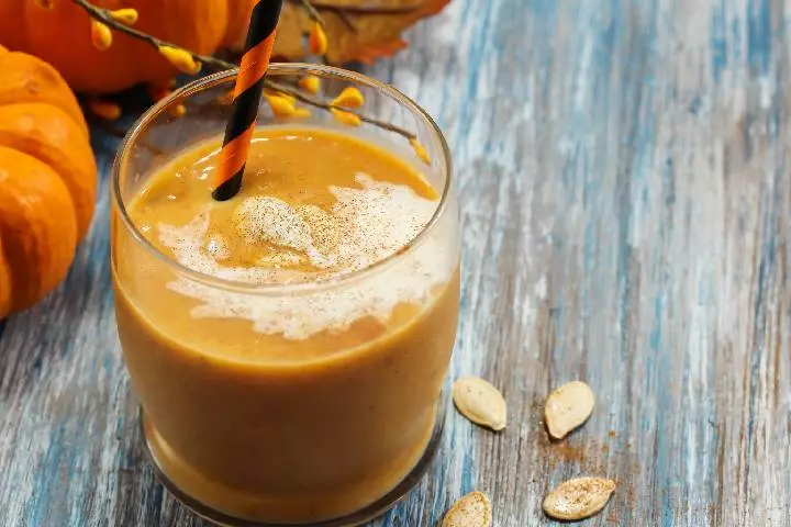 Pumpkin spice smoothie