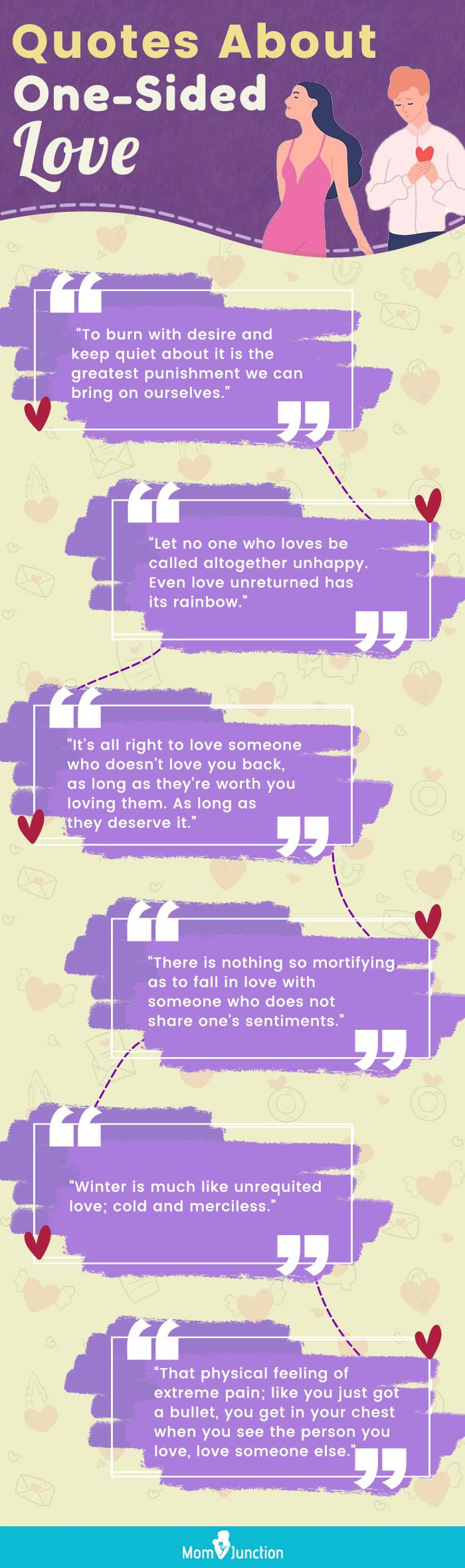 quotes about one sided love (infographic)