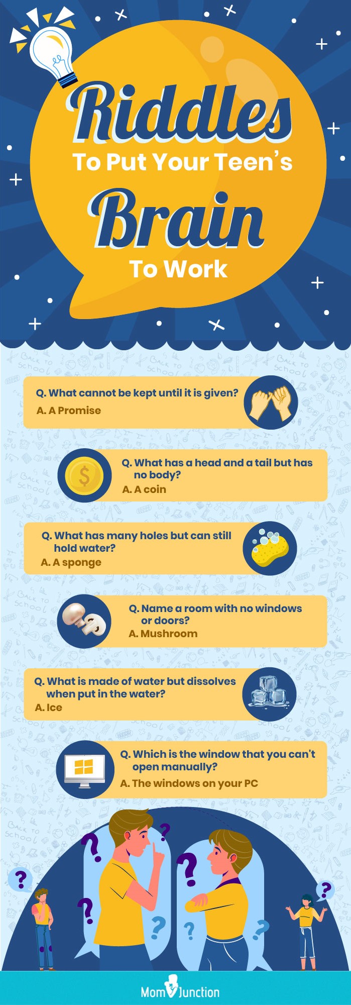riddles to put your teens brain to work [infographic]