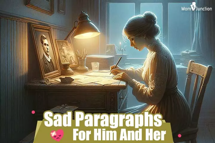 Sad paragraphs for her