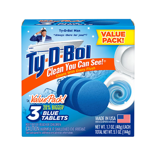 Ty-D-Bol Toilet Cleaner Blue Tablets
