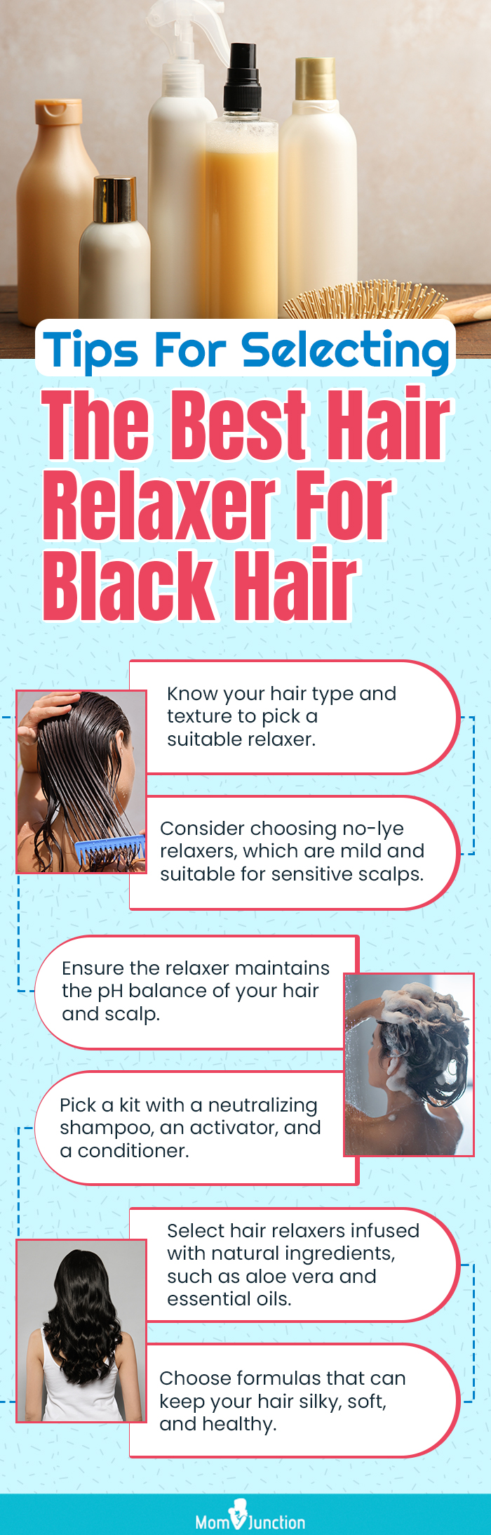 Tips For Selecting The Best Hair Relaxer For Black Hair (infographic)