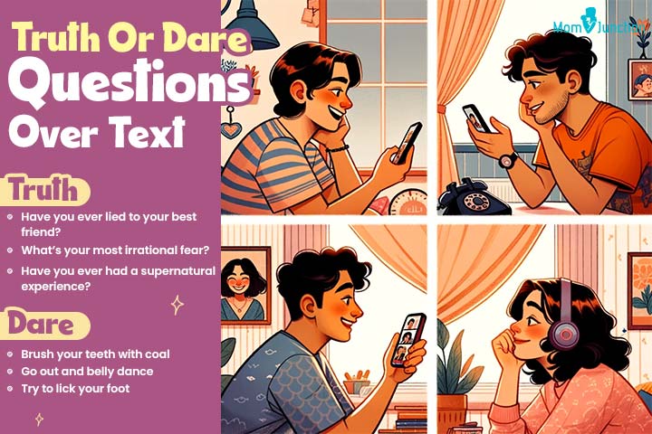 Scary dream, truth or dare questions over text
