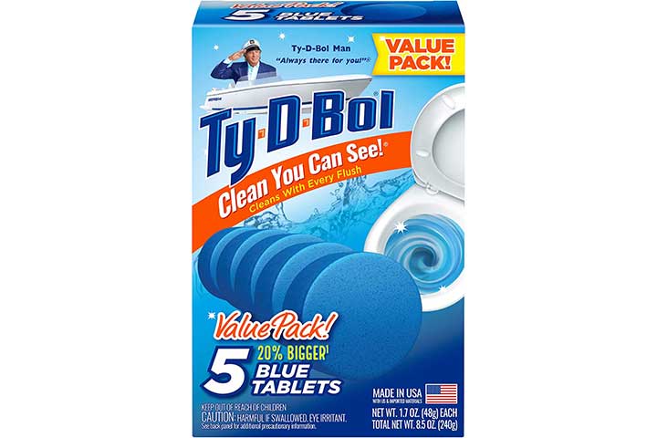 Ty-D-Bol Toilet Cleaner Blue Tablets 