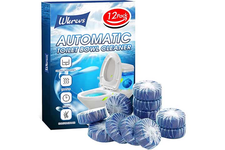 Wkrevs Automatic Toilet Bowl Cleaner Tablets