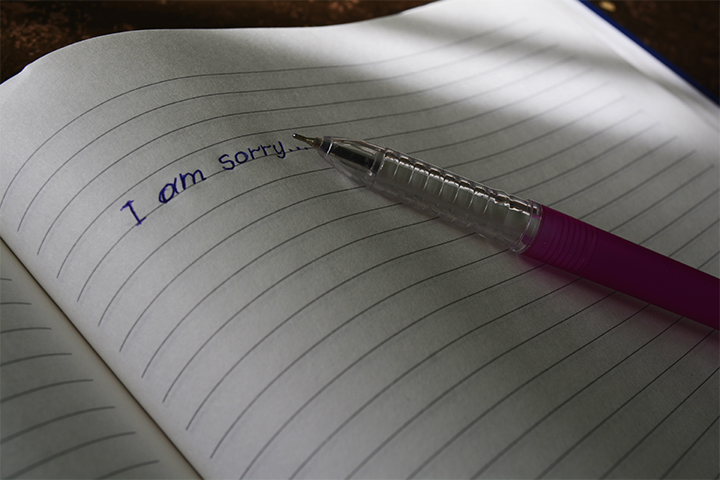 Writing an apology letter
